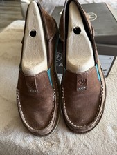 Ariat Women  s Palm Brown Cruiser Slip On Shoes 11B In Box