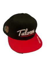 Tulones Hat Ball Cap Currency Collector Stylish Adjustable Strap Black and Red