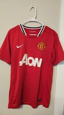 2011/2012 Manchester United Jersey Red Medium Vintage Soccer Football Jersey