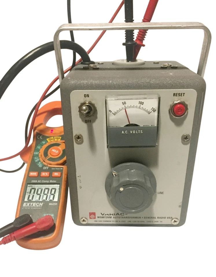 General Radio Metered Variac Autotransformer Variable Power Transformer W5MT3VM - Image 2 of 4