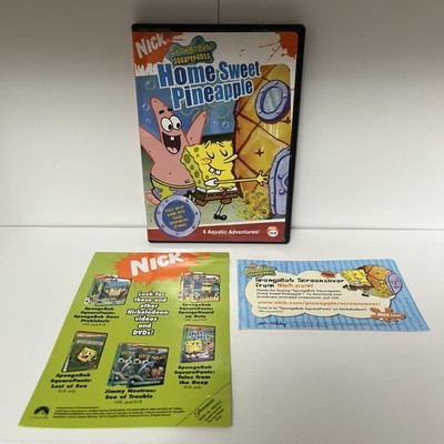 Spongebob Home Sweet Pineapple DVD+Insert Papers Good Condition DVD Nickelodeon