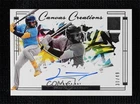 2024 Panini Impeccable Canvas Creations 30/49 Junior Caminero Rookie Auto RC
