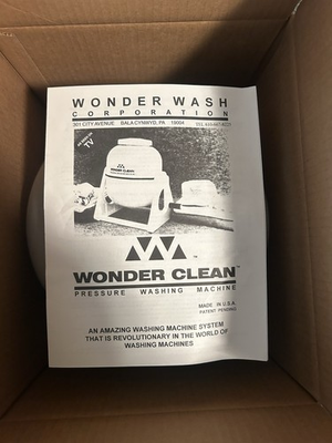 #ad Wonder Wash Wonder Clean Manual Portable Top Loading Compact Mini Washer White $75.00