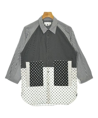 GANRYU Casual Shirts BlackxWhite(Patterned) M 2200709093077