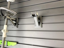 Slat Wall Mounting Bracket for EGO Pole Tools (String Trimmers) - Secure Storage