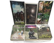 Joy Redmond Signed Paperback Book Lot Sins Silverman House Finding Will Hennie