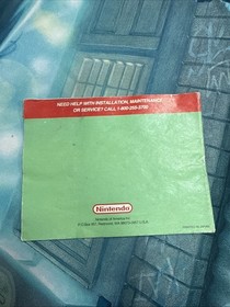 Zoda's Revenge #NES-6C-USA Instruction Booklet Only Authentic Nintendo NES