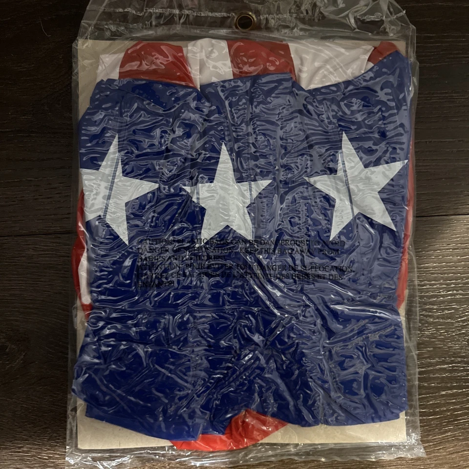 Sombrero de copa inflable patriótico bandera estrellas rayas EE. UU. Estados Unidos América Foto 3 de 4