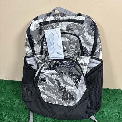 High Sierra Swoop SG Backpack with Laptop Drop Protection Pocket, Blk/White