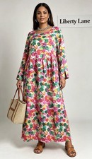 Long Maxi Dress Size 12 Multi Color Polka Dot Boho Summer Lagenlook Morigirl