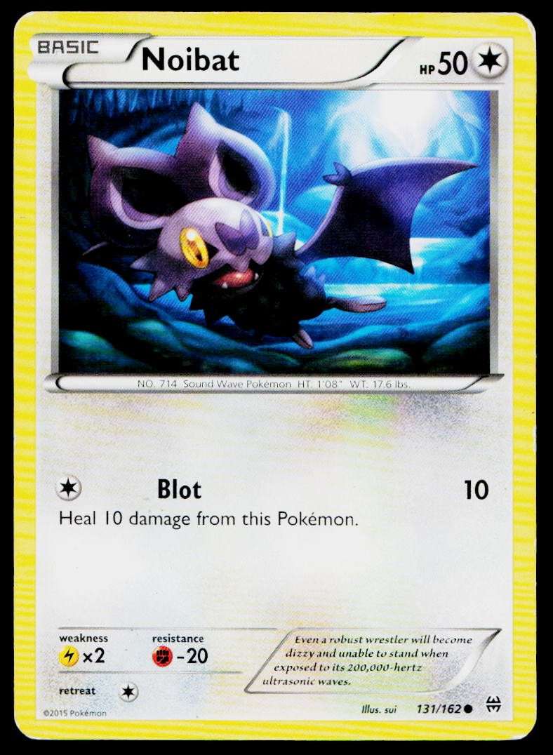 Noibat 131/162 Common BREAKthrough Pokemon Near Mint