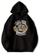 No Limit Records Hoodie - Heavyweight Fleece Pullover Sweatshirt with Bold Retro