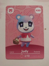 NEW Animal Crossing Amiibo card - 430, Judy