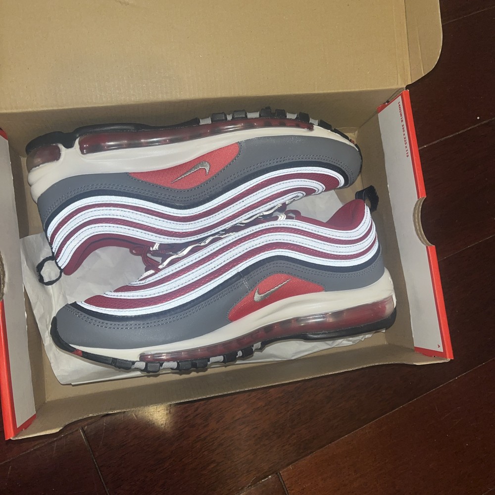 Nike Air Max 97 Gym Red in Size 10 - Stylish Comfort Sneakers