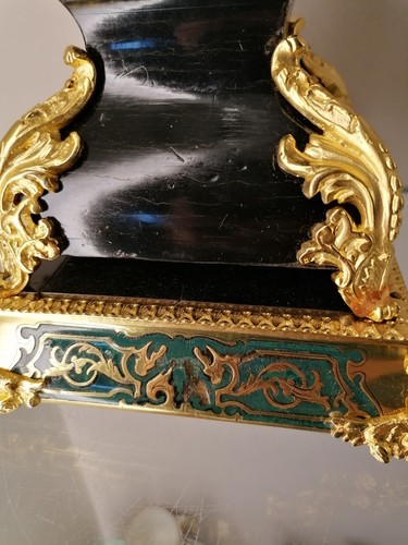 Napoleone III (3) Boulle portacandele coppia putti intarsiati oro RARO - Foto 20 di 24