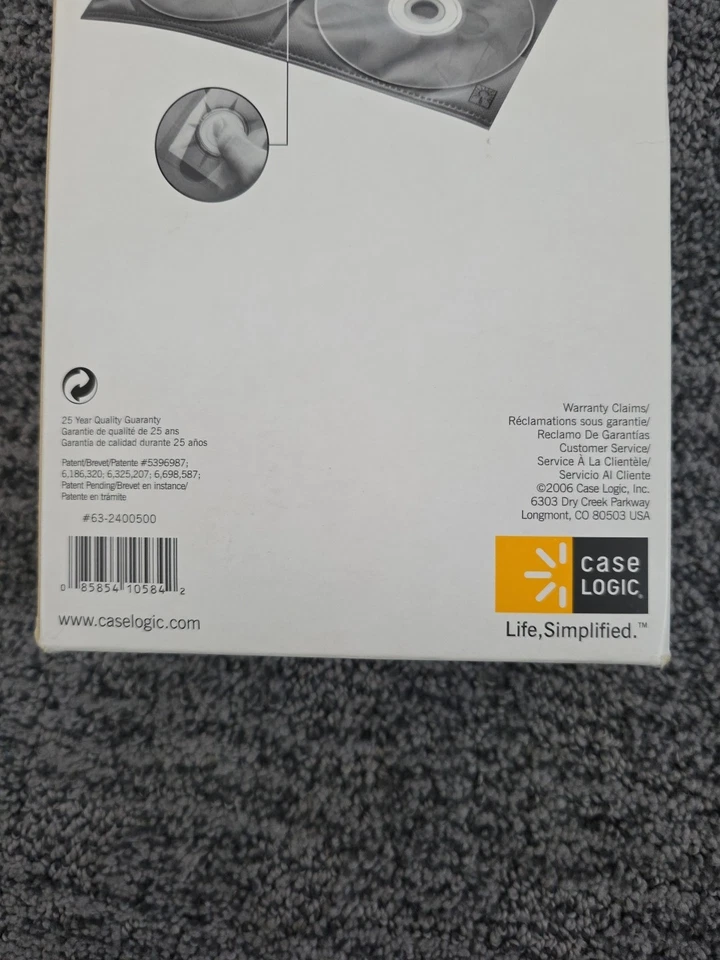 Case Logic 2 Sided CD Storage Sleeves for Ring Binder 200 25 ProSleeves CDP200 - Image 3 of 3