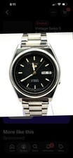 Vintage Seiko 5 Automatic 21 Jewels Men Watch 7S26A, Day/Date, Used. I-97