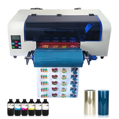 A3 UV Dtf Crystal Label Inkjet Printer for Various Industries [AB Film+Ink]