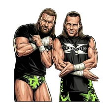 WWE HHH Shawn Michaels DX Degeneration X Wrestling Water Resistant Sticker AEW