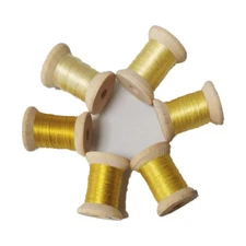 6 spools natural mulberry silk embroidery floss thread cross stitch DIY craft