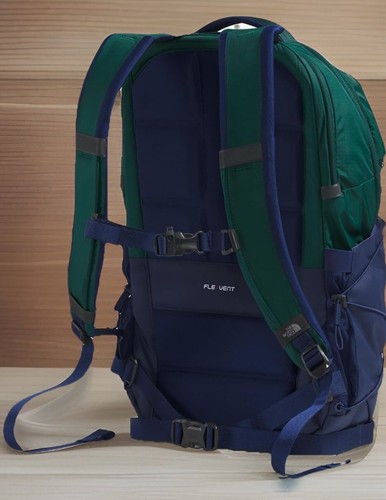 The North Face Borealis Computer Laptop Backpack Forest Green/Eagle Blue - Photo 3/13