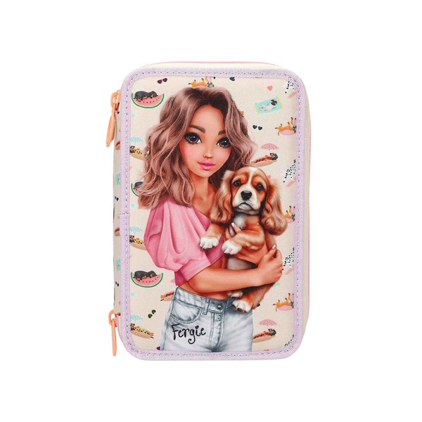 Topmodel 3-Fach Federtasche Sunny Dog Inkl. Stifte Mit Hundemotiven-image