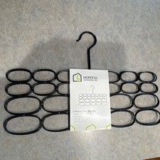 Metal Ring 24 Hole Scarf Rack Scarf Hanger set of 2 