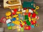 Vintage Fisher Price Little People Cars Mixed Lot Accessories Camper Trucks 70's