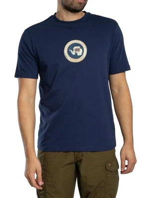 Napapijri Pour des hommes T-shirt décontracté Phos, Bleu - Photo 1/4