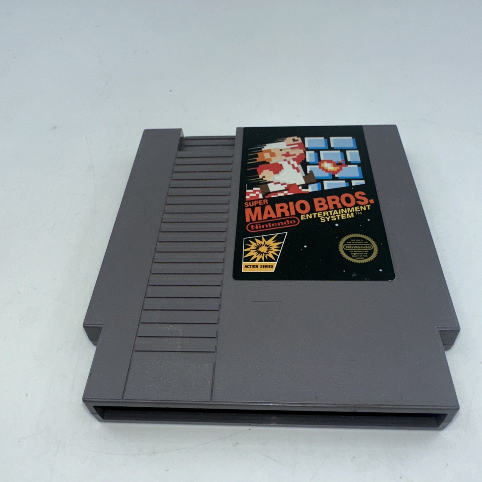 Super Mario Bros 5 Screw Nintendo Game Cartridge NES Cleaned & Tested Authentic
