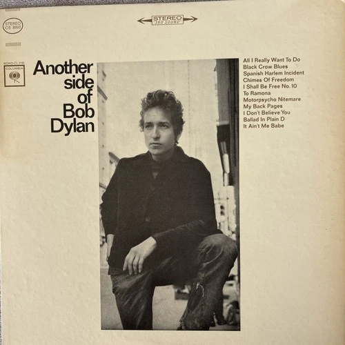 Vintage Vinyl Record, Another Side of Bob Dylan, 1964 Excellent condition