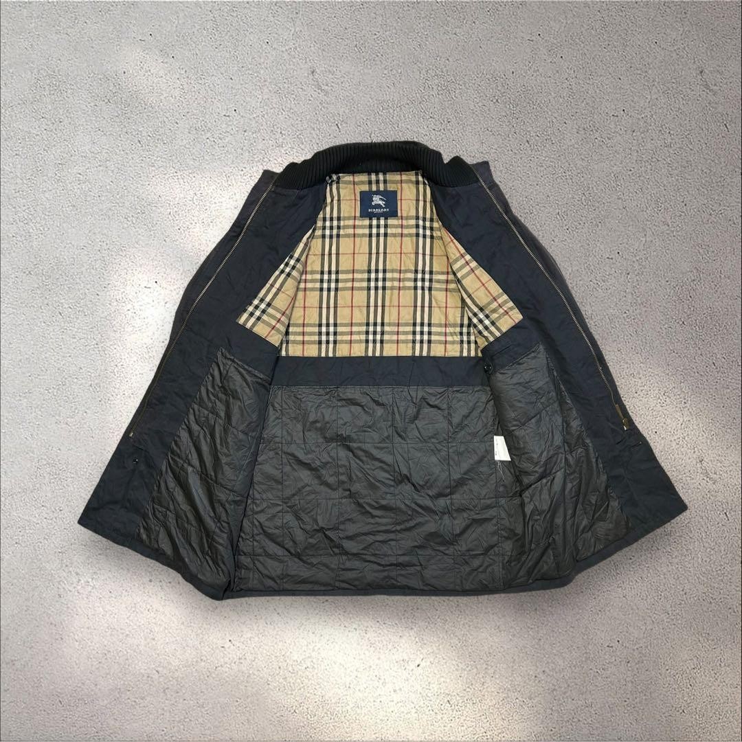 Burberry London 00s Spanish Half Coat Logo Embroidery Nova Check Men #FF ZIA image 10