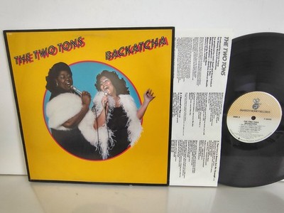 THE TWO TONS - ''BACKATCHA'' / PROMO! / MARTHA WASH / FANTASY-HONEY RECORDS 1980