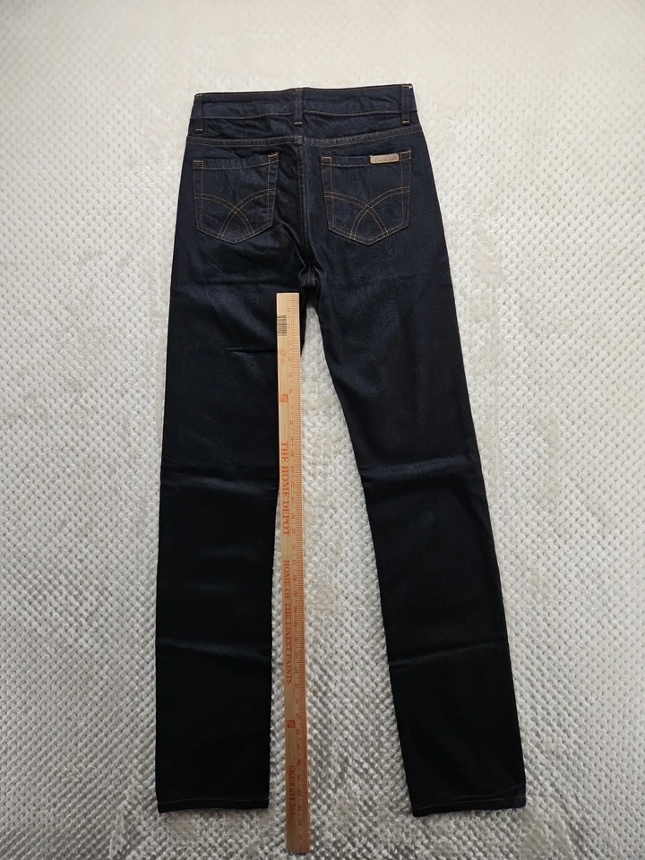 Темно-синие джинсы Paul And Joe Paris прямые штанины размер 28 бывшие в употреблении - Изображение 3 из 4