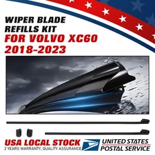 One Pair Car Wiper Blade Refills Replacement Strip For Volvo XC60 18-23 31490722