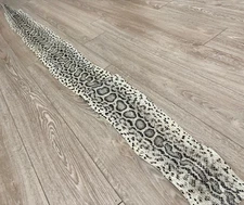 XL Natural Genuine Anaconda Snake skin Leather hide python real boa rattle 441