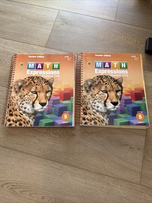 MATH EXPRESSIONS: TEACHER EDITION, VOLUME 1 &2 GRADE 5 2013 By Houghton Mifflin