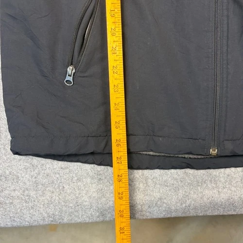Lands End Squall Jacket Mens Large 14-16 Black Fleece Lined Insulated Full Zip image 4