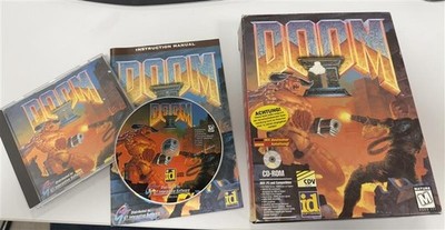 Doom 2 pc big box CD-ROM 