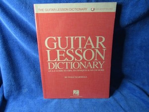The Guitar Lesson Dictionary - Wolf Marshall - A to Z including rock Guitar w/CD