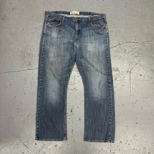 Vintage Distressed Blue Wrangler Bootcut size 40x30