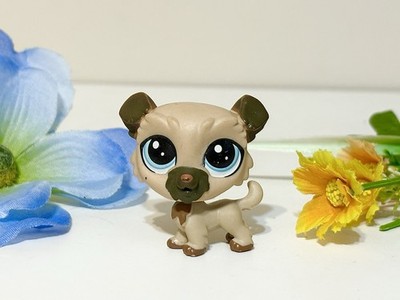 Littlest Pet Shop #120 Elvy Wheaton Brown Puppy Dog Figure LPS Collectible Toys