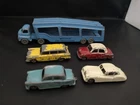 MATCHBOX ACCESSORY PACK No2 BEDFORD CAR TRANSPORTER AND FOUR LESNEY CARS--Y532