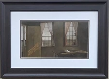 Andrew Wyeth "Her Room '63" CUSTOM FRAMED Art Americana Rural Farm USA
