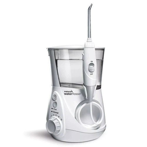 One time used (no tips) - Waterpik Aquarius Water Flosser Professional, white