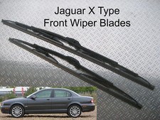 Front Wiper Blades Jaguar X Type 2.0 2.2 D 3.0 V6 AWD Sport S SE Classic Premium