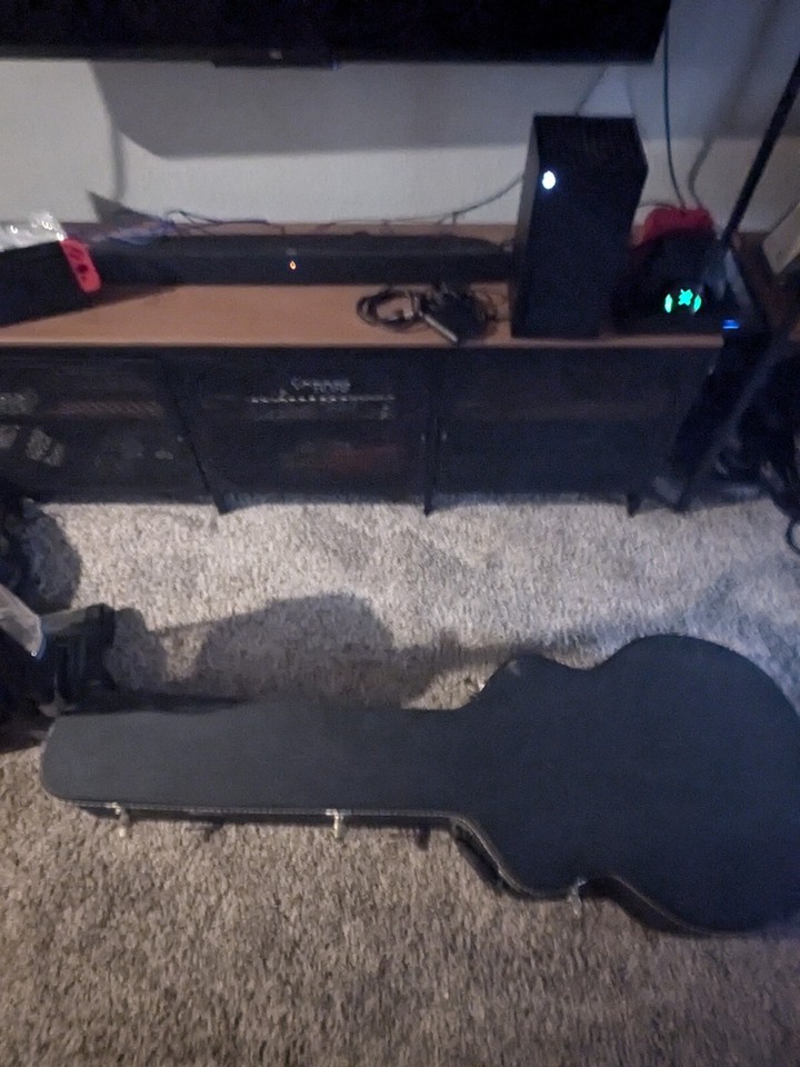 VIntage 90s Hohner acoustic/electric bass! Hard case included! eBay