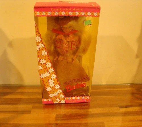 Mattel Dolls of the World Australian Barbie Doll 1992 Vtg