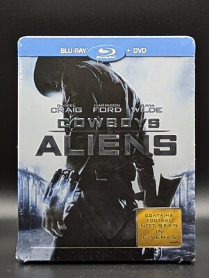 COWBOYS & ALIENS Blu-ray + DVD STEELBOOK Media Markt Exclusive OOP [BRAND NEW]