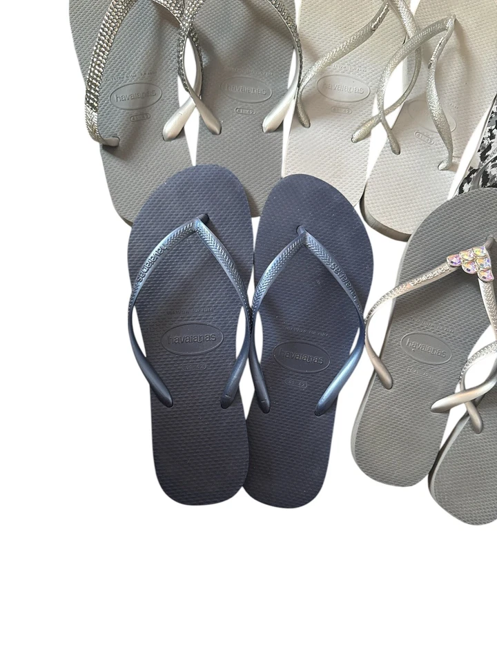 OFERTA HAVAIANAS Lote 5 Chanclas Estrás Brillo Leopardo Piedras Preciosas 41-42 11 Foto 4 de 4